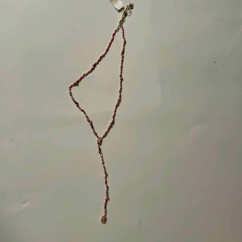 Kendra Scott, Bethany, necklace, pink and gold, NWT